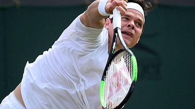 Raonic outserves Opelka in battle of the big men Raonic outserves Opelka in battle of the big men