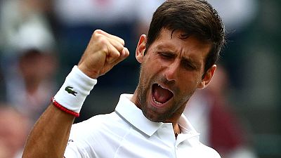 Djokovic survives hurricane Hurkacz to reach last 16 Djokovic survives hurricane Hurkacz to reach last 16