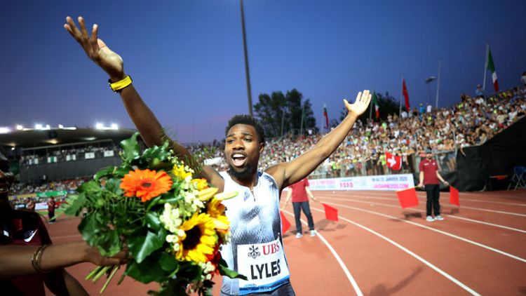 Sizzling Lyles becomes fourth fastest man ever at 200m