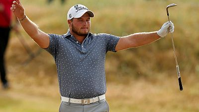 South Africa's Lombard surges into halfway lead at Irish Open South Africa's Lombard surges into halfway lead at Irish Open