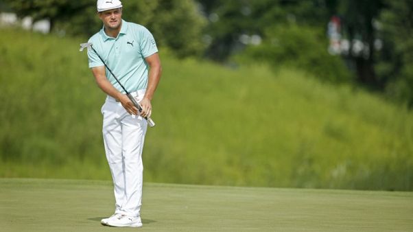 DeChambeau shoots career best 62 to grab lead in Minnesota DeChambeau shoots career best 62 to grab lead in Minnesota
