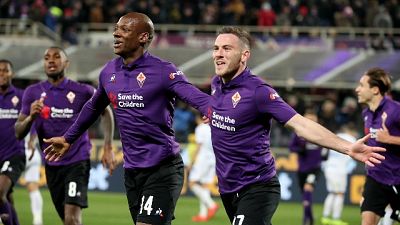 Fiorentina, squadra arrivata a Moena Fiorentina, squadra arrivata a Moena