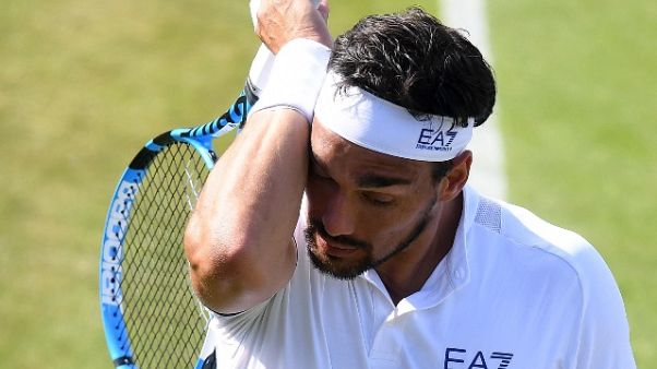 'Maledetti inglesi',Fognini ko s'infuria 'Maledetti inglesi',Fognini ko s'infuria