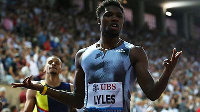 Athletics: Lyles to race 100m in Monaco, then decide world plans Athletics: Lyles to race 100m in Monaco, then decide world plans