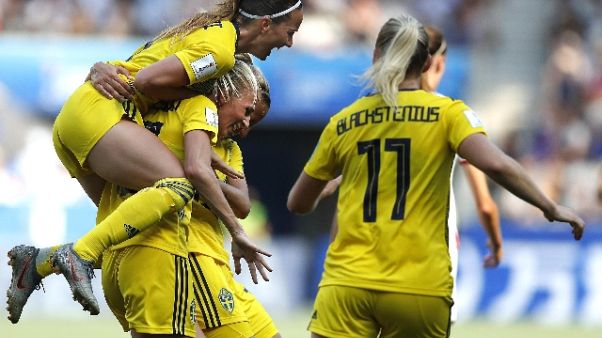 Mondiali donne: Svezia-Inghilterra 2-1 Mondiali donne: Svezia-Inghilterra 2-1