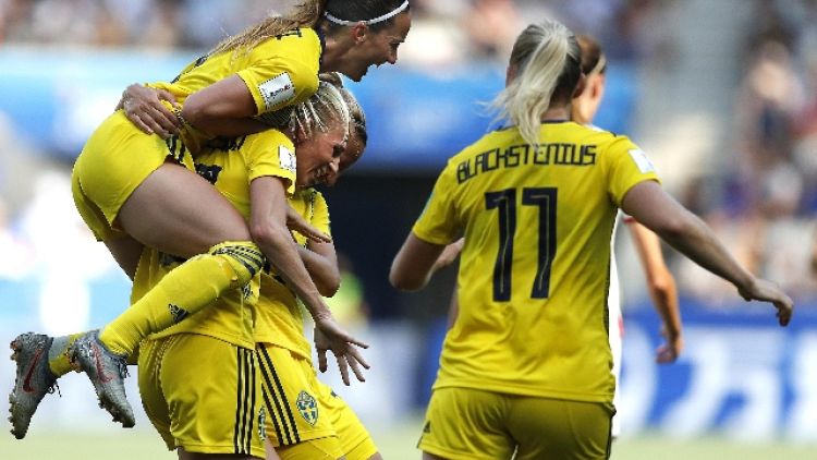 Mondiali donne: Svezia-Inghilterra 2-1