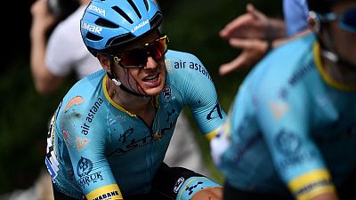 Cycling: Tour contender Fuglsang in the wars after crash Cycling: Tour contender Fuglsang in the wars after crash