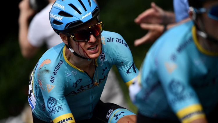 Cycling: Tour contender Fuglsang in the wars after crash
