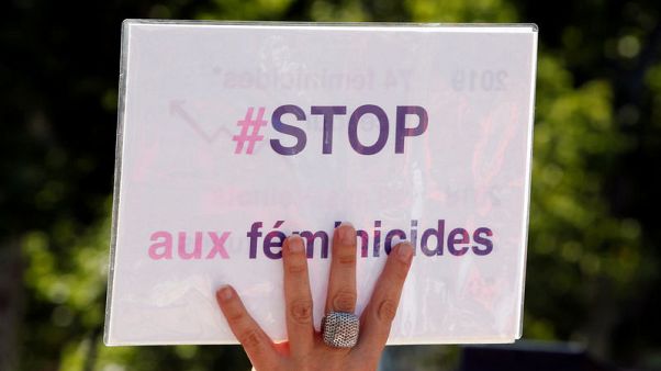 Hundreds protest in Paris against deadly domestic violence Hundreds protest in Paris against deadly domestic violence