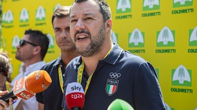 C.destra: incontro Salvini-Meloni C.destra: incontro Salvini-Meloni