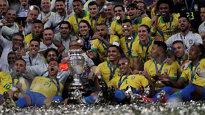 Jesus takes centre stage as Brazil win Copa America Jesus takes centre stage as Brazil win Copa America