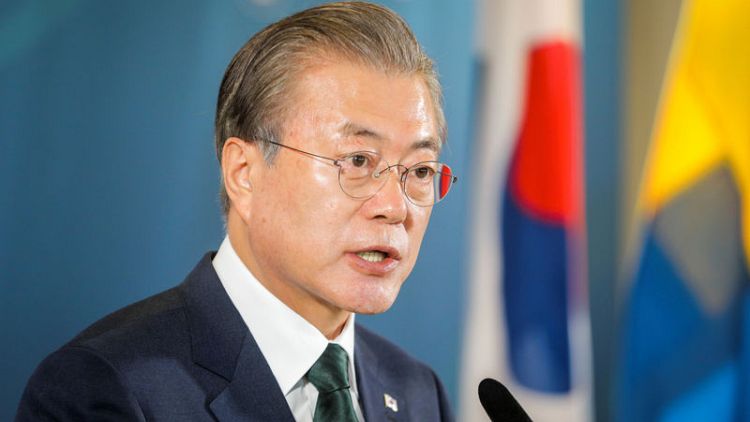 South Korea's Moon urges Japan to remove export curbs