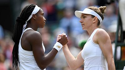 Halep ends Gauff's Wimbledon dream Halep ends Gauff's Wimbledon dream