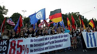 Albanian opposition resume protest to oust PM