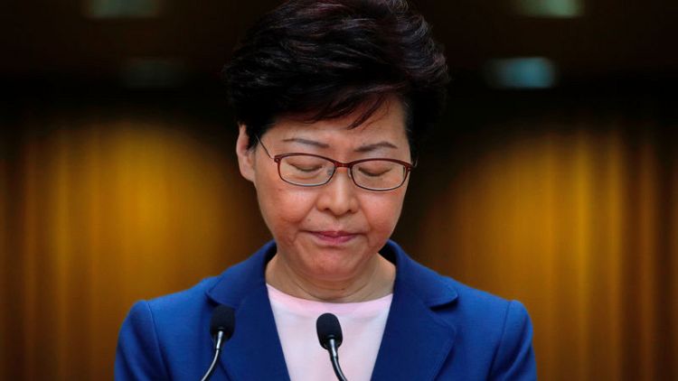 Hong Kong leader says extradition bill is dead, but critics unconvinced
