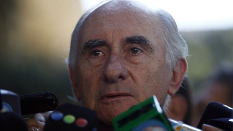 Argentina's pre-default president de la Rua dies at 81