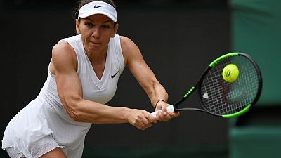 Halep steers steady path into Wimbledon semis Halep steers steady path into Wimbledon semis