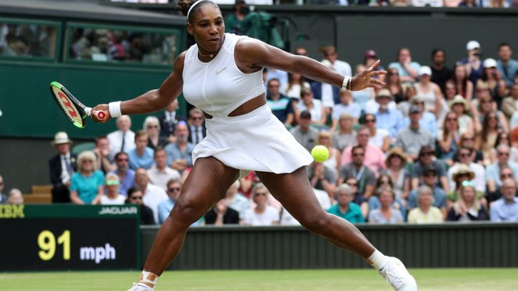 Williams survives Riske business to reach Wimbledon semis