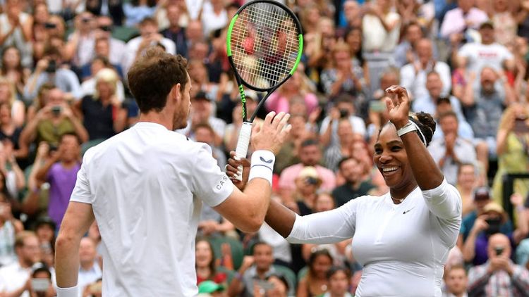 Serena thrills as 'Dream Team' turn mean machine at Wimbledon