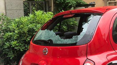 Violenta grandinata a Pescara, feriti Violenta grandinata a Pescara, feriti