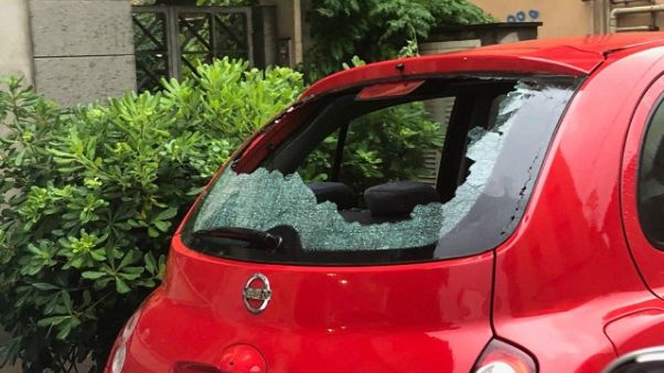 Violenta grandinata a Pescara, feriti Violenta grandinata a Pescara, feriti