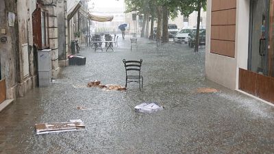 lungomare Senigallia isolato,allagamenti lungomare Senigallia isolato,allagamenti
