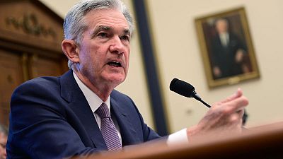 Fed's Powell bolsters rate cut view on trade, growth concerns Fed's Powell bolsters rate cut view on trade, growth concerns