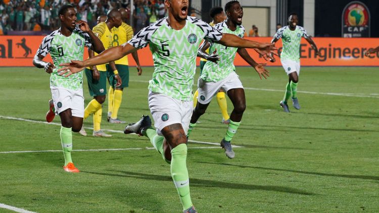 Nigeria grab late winner against South Africa to reach semi-finals