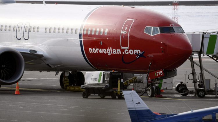 Norwegian Air sees Boeing 737 MAX flying again in October as second quarter beats