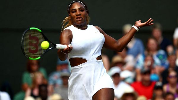 Serena powers past Strycova into Wimbledon final Serena powers past Strycova into Wimbledon final