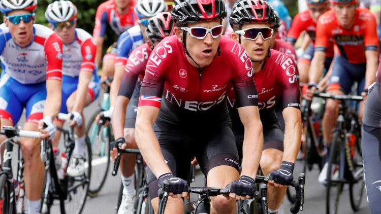Thomas gains time on rivals in brutal Tour stage finish