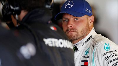 Bottas leads Hamilton in British GP practice Bottas leads Hamilton in British GP practice
