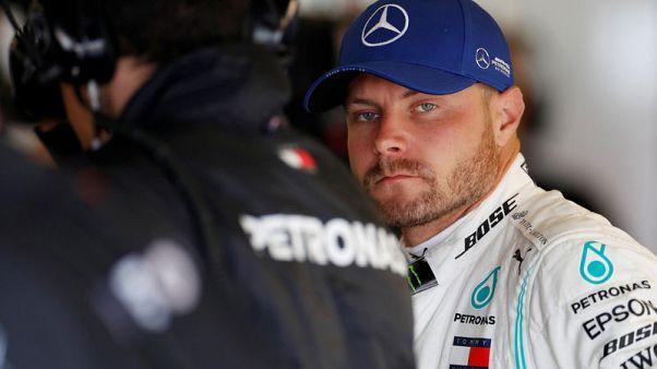 Bottas leads Hamilton in British GP practice Bottas leads Hamilton in British GP practice
