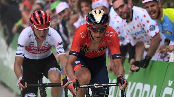 Cycling - Ciccone turns blue into yellow on Tour de France debut Cycling - Ciccone turns blue into yellow on Tour de France debut