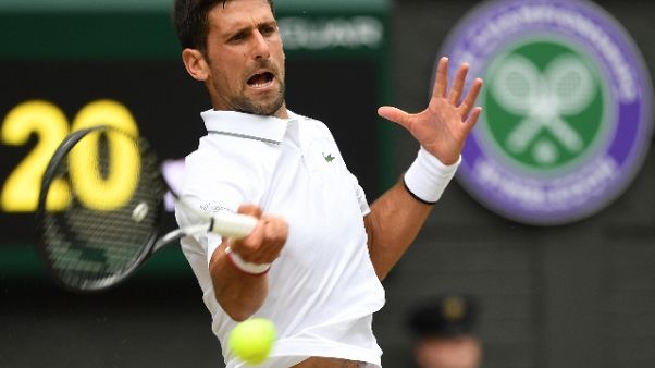 Wimbledon: Djokovic è il primo finalista Wimbledon: Djokovic è il primo finalista