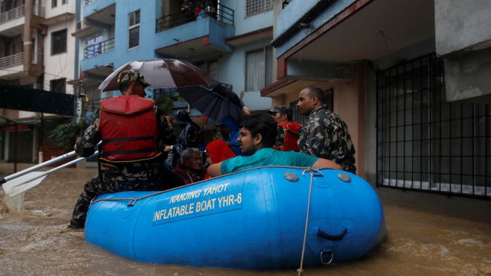 Floods And Landslides Kill 15 In Nepal Six Others Missing Euronews