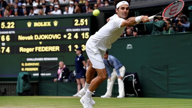 All the work's done, Federer says ahead of Wimbledon final