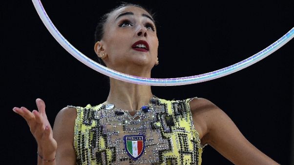 Ritmica,Alessia Russo argento nel nastro Ritmica,Alessia Russo argento nel nastro
