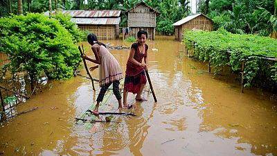 مقتل 10 على الأقل وتشريد نحو مليون إثر أمطار غزيرة وسيول في ولاية أسام بالهند