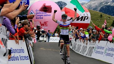 Giro Rosa: festa Van der Breggen Giro Rosa: festa Van der Breggen