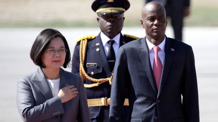 Taiwanese president travels to Haiti to bolster relations in the region