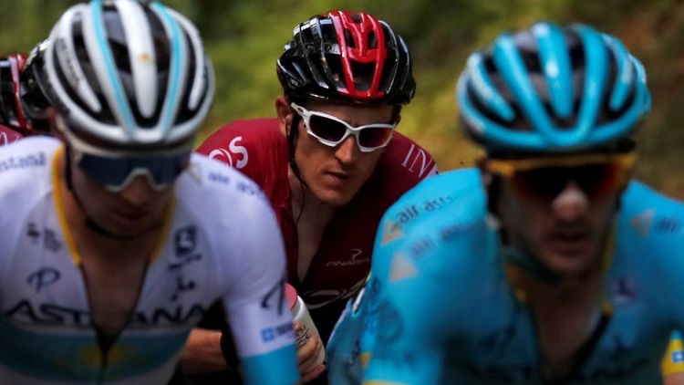 Crash-hit Thomas satisfied with Tour de France condition
