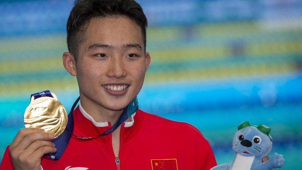 Mondiali tuffi: trampolino 1m, oro Wang Mondiali tuffi: trampolino 1m, oro Wang
