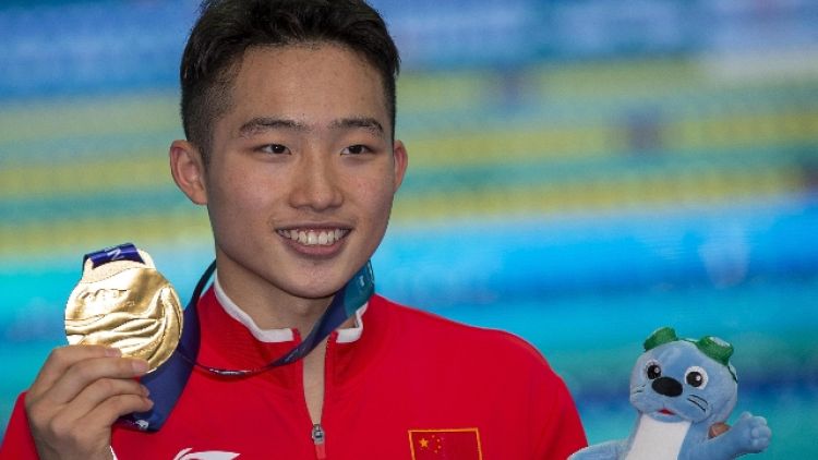 Mondiali tuffi: trampolino 1m, oro Wang