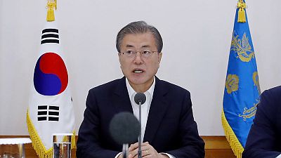 South Korea's Moon calls Japan claim of North Korea sanctions breach 'grave challenge' South Korea's Moon calls Japan claim of North Korea sanctions breach 'grave challenge'