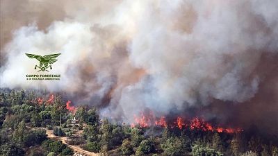 Alto rischio incendi in sud Sardegna Alto rischio incendi in sud Sardegna