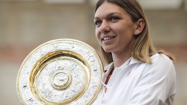 Wimbledon champion Halep enjoys Romania's adulation Wimbledon champion Halep enjoys Romania's adulation