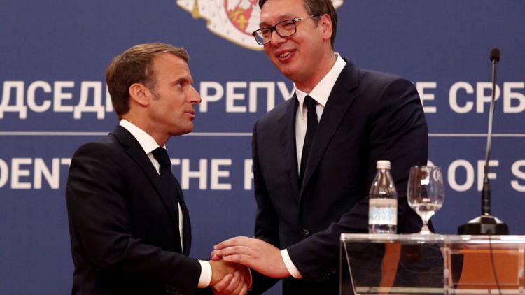 France's Macron pledges to relaunch Serbia-Kosovo dialogue