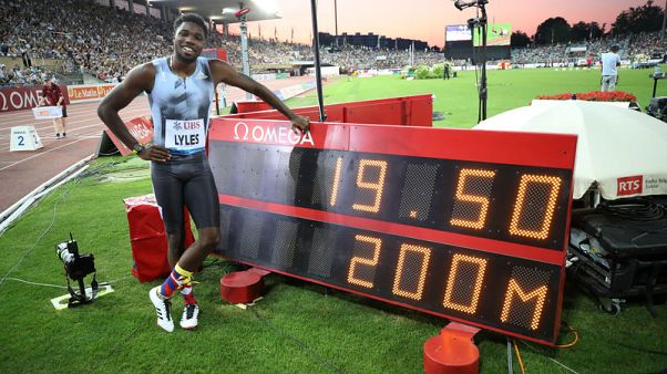 Lyles to run only 200m at U.S. trials, double in 2020 Lyles to run only 200m at U.S. trials, double in 2020