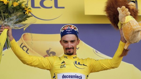 Tour: Alaphilippe "Parigi molto lontana" Tour: Alaphilippe "Parigi molto lontana"